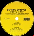 Definite Grooves Disco Light EP Groove Culture